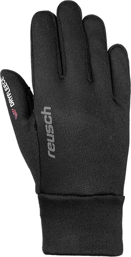Reusch Dryfleece TOUCH-TEC Junior 4965156 7700 black front